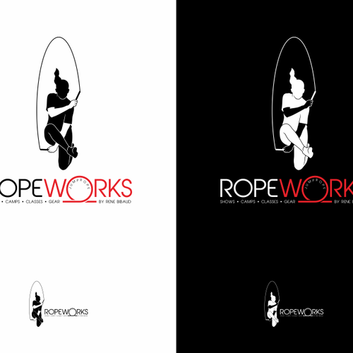 Jump Rope Logo Design For Ropeworks Logo Design Contest