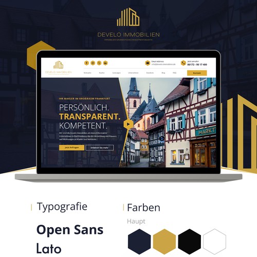 Web page design contest entry by ✨Design Genie✨
