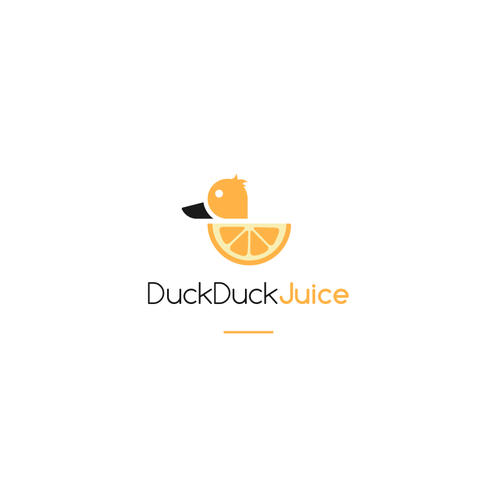 Need help with an modern juice bar concept duck duck juice! | Logo design  contest | 99designs
