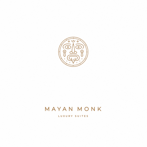 Mayan monk hotel boutique playa del carmen Logo design contest