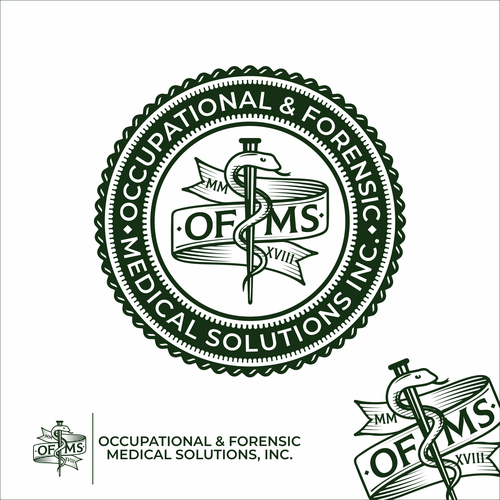 Forensic and Occupational Medical Practice Logo Design by TimZilla