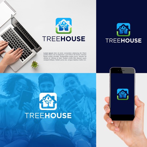 Help me design a company logo for an IOS app in development focused on Positivity and community Design by Maia.Designer