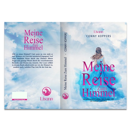 Cover for spiritual book My Journey to Heaven Design by Tayyab Artist