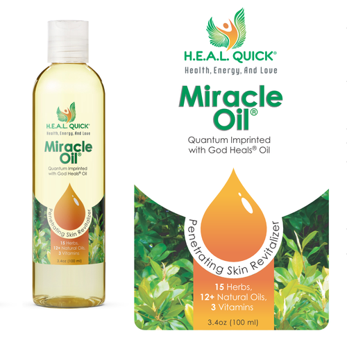 Label for Miracle Oil Design by Hecko