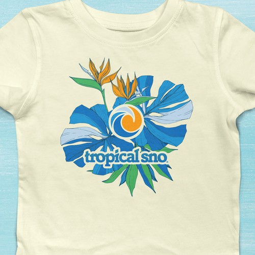 Tropical T-Shirt Design Design by zzzArt