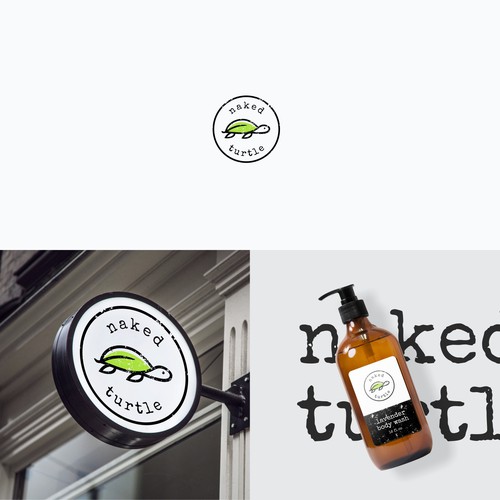 Design a cool logo for a natural body wash, Naked Turtle! デザイン by gaga vastard