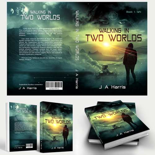 Create an Eye-catching Sci Fi cover for 'Walking in Two Worlds.  Book One. Ishi. Design by twinartdesign