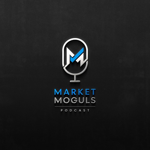 Minimalistic day trading podcast logo Design by logovora