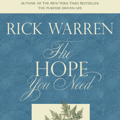 Design Rick Warren's New Book Cover Design réalisé par kajalways