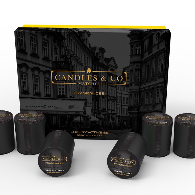 Luxury Candle Gift Set by Matches Candles & Co Product packaging contest