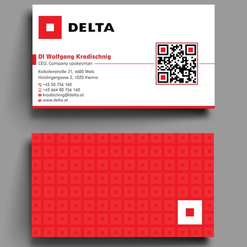 DELTA Business Card Relaunch Design réalisé par prosenjit_P