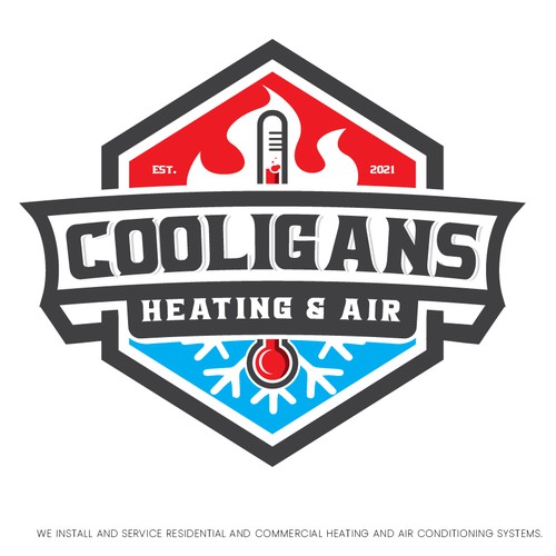 Please! Need help with a logo design to represent our heating and air conditioning company Design by "Pintados"