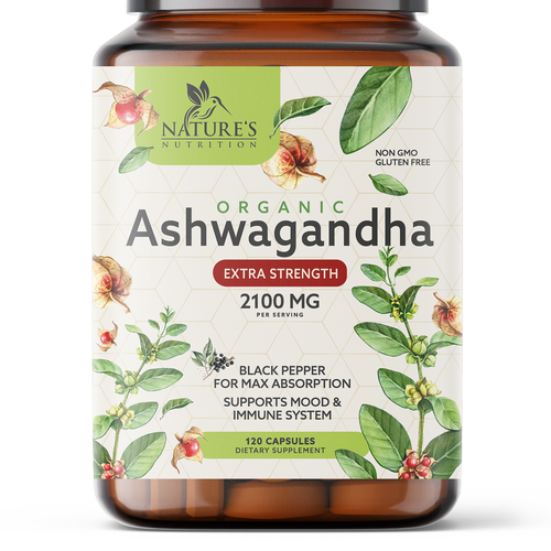 Ashwagandha Design Needed for Nature's Nutrition Design by artiss03