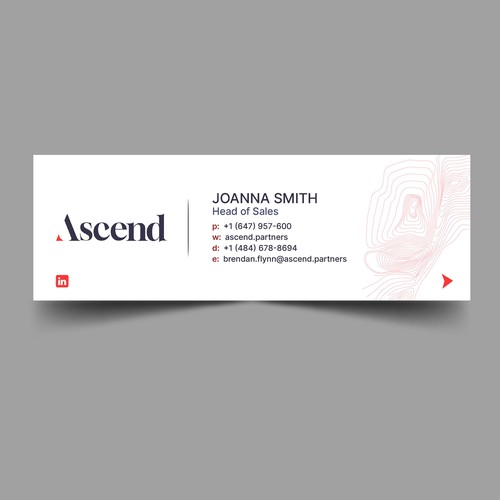 Design di Ascend Partners New Branded Email Signature di Xnine