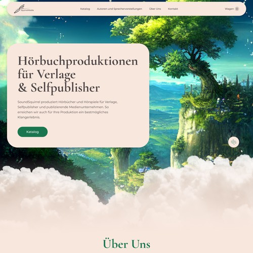 Web page design contest entry by Nastasya Alt