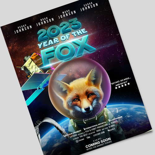 Design di Life360 2023 Year of the Fox Poster di Ashley Cannuli