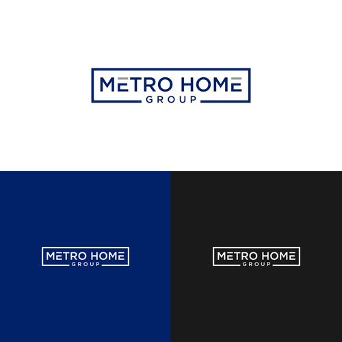 Metro Home Group Real Estate Team Logo Diseño de MaroUkoru