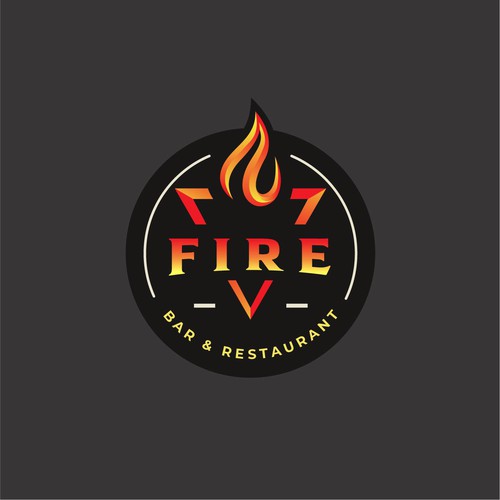 Fire 🔥 Restaurant logo contest Design by agora.