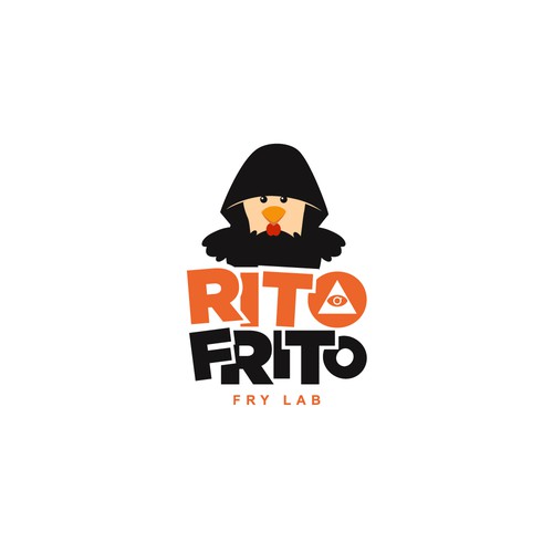 Fried Chicken Restaurant Logo RITO FRITO Design by CU4TRO ™