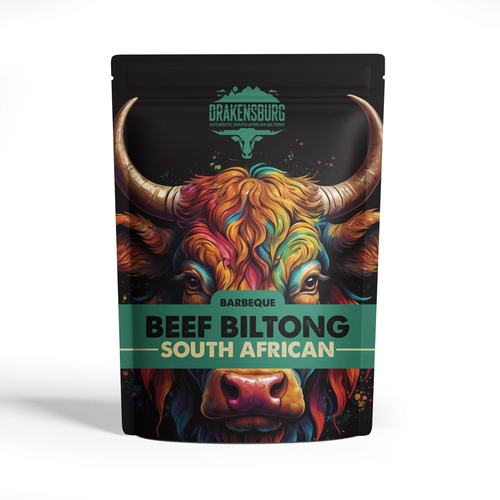 Hipster professional adventure biltong food packaging Design by syakuro