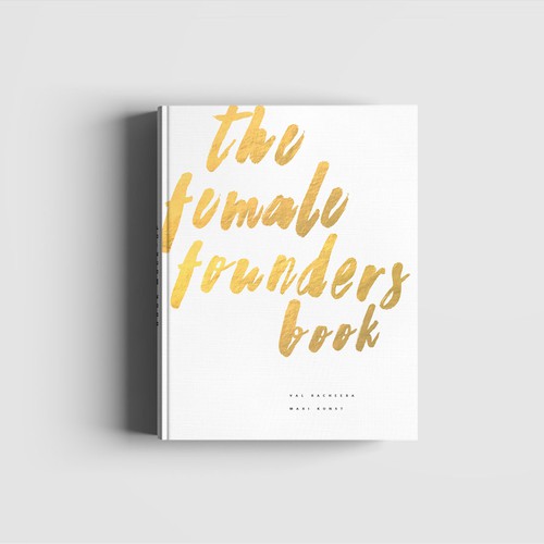 Minimal, beautiful & modern book cover design needed for the Female Founders Book Diseño de María Vargas