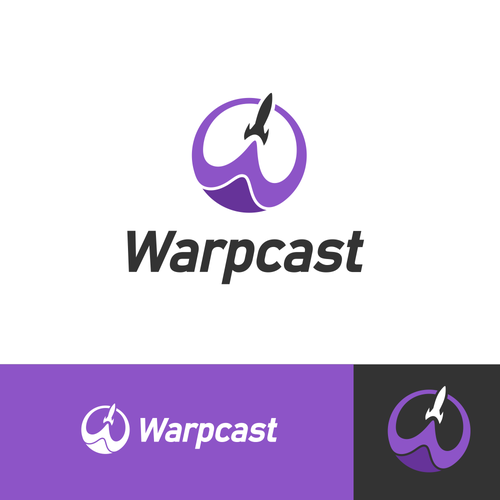 Warpcast logo Design von Angkol no K