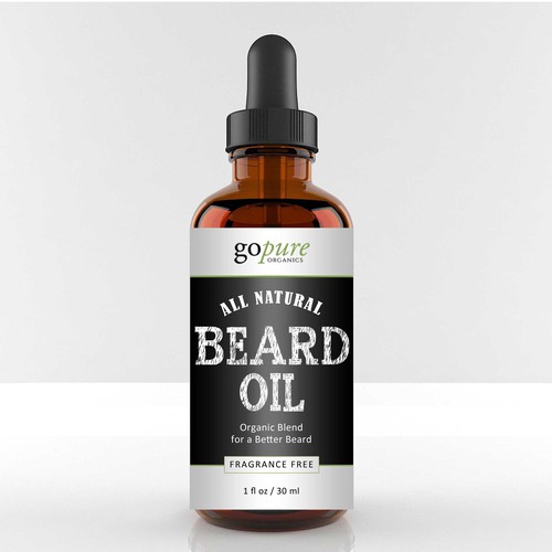 Create a High End Label for an All Natural Beard Oil! Réalisé par Abacusgrp