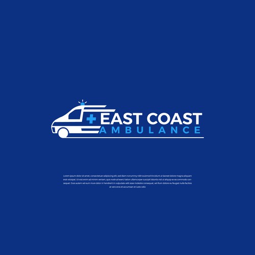 East Coast Ambulance Logo Design réalisé par maxu_lab™