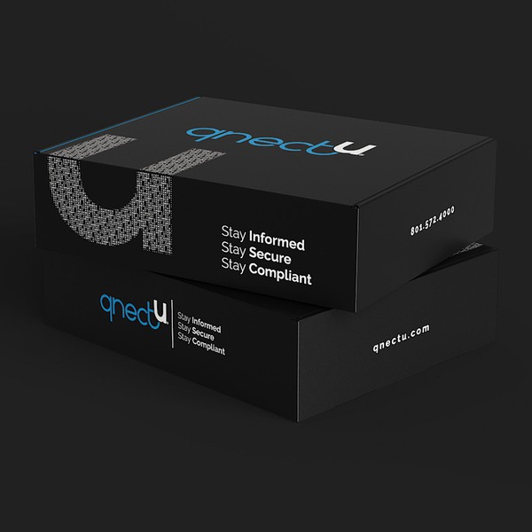 Design by Carl Haus titled "qnectu box design"