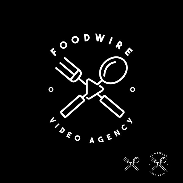 Design by Lauwe titled "Food video/creative agency logo"