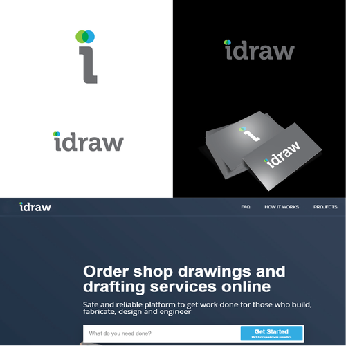 New logo design for idraw an online CAD services marketplace Design by rakarefa