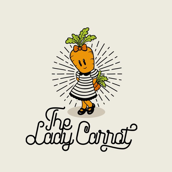 Logo concept for The Lady Carrot