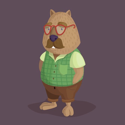 Create iconic, recognizable Wombat characters for gamer audience Design by JulijanaP