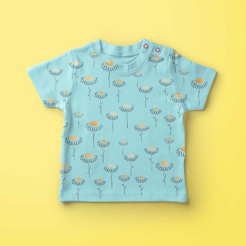 Illustrations to print onto a baby clothing- onesie, nursing cover, headbands, leggings..etc Design by diMo