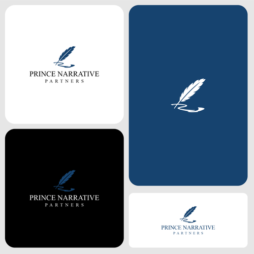 Creative logo design for an executive storytelling firm Design by Nothinged