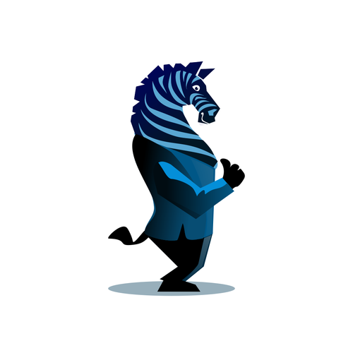 Mascot/Character Design - Zebra Design by fuad77