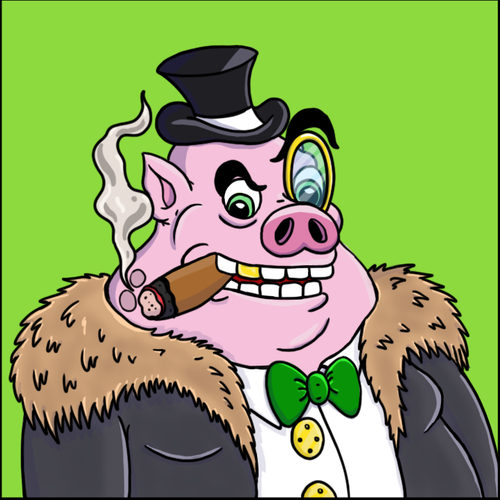 Mafia Cartoon Character for NFT Design by Halit Büyükyılmaz