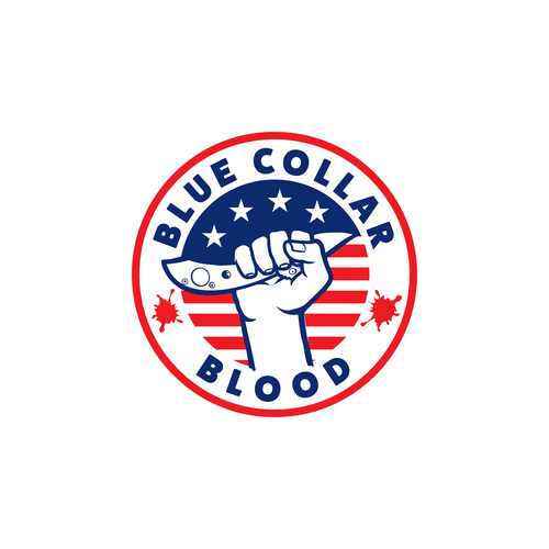 Blue Collar Blood - We need a logo for our hidden belt buckle knifes for blue collar America!! Design by jagokandank