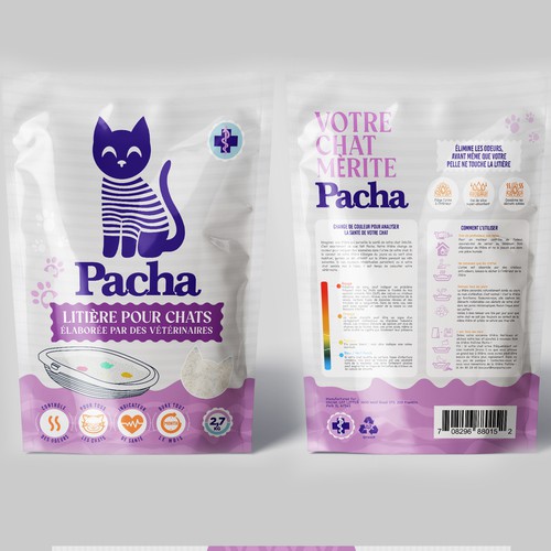 Cat Litter startup Minimalistic packaging - Contest Design by agooshe