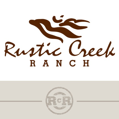 Logo for “Rustic Creek Ranch” resort in Central Texas | Logo design contest