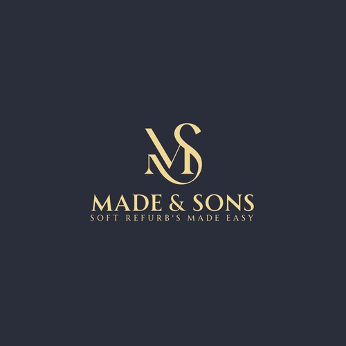 Luxury Meets Ease: Logo & Card Design for Made & Sons Design by Ovita ✏️