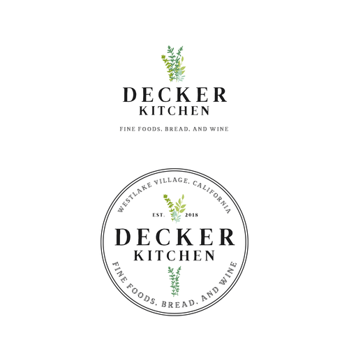 Create a rustic artisan logo for Decker Kitchen Design by EWMDesigns