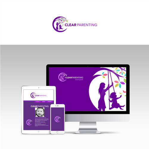 Clear Parenting Logo & Brand Guide To Appeal To Mothers Design by samsoel