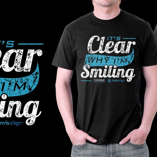 Invisalign Orthodontic T=shirt design Tshirt contest