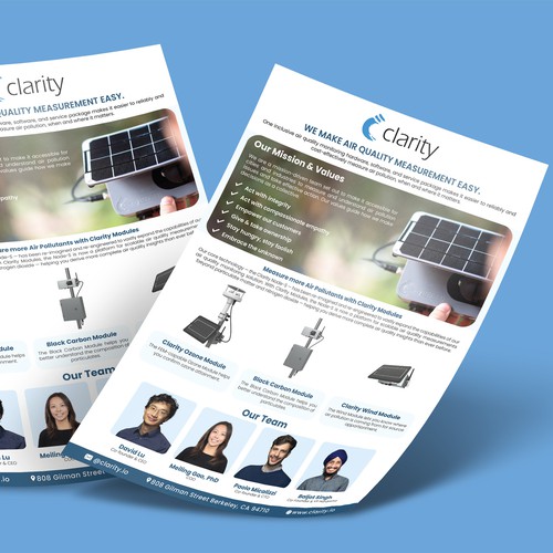 Design one-pager company overview Design von E-SolBiz™