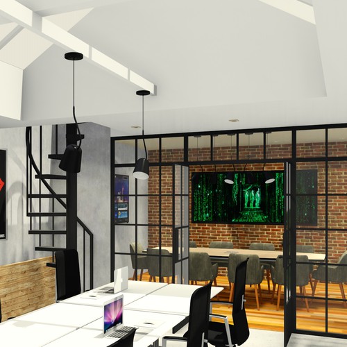 Office design for software development company Design by Gaeah