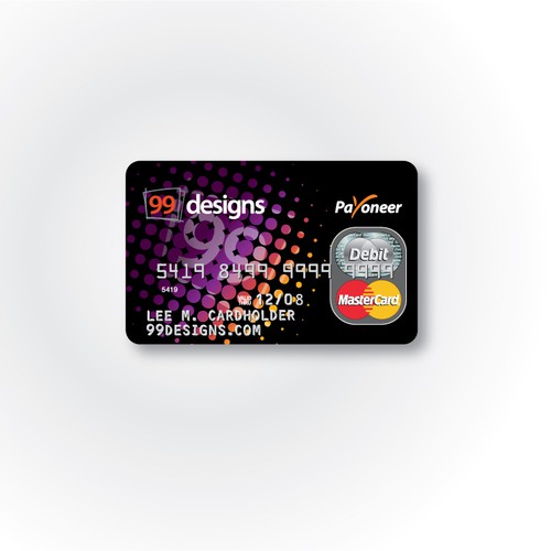 Prepaid 99designs MasterCard® (powered by Payoneer) Ontwerp door jamie.1831