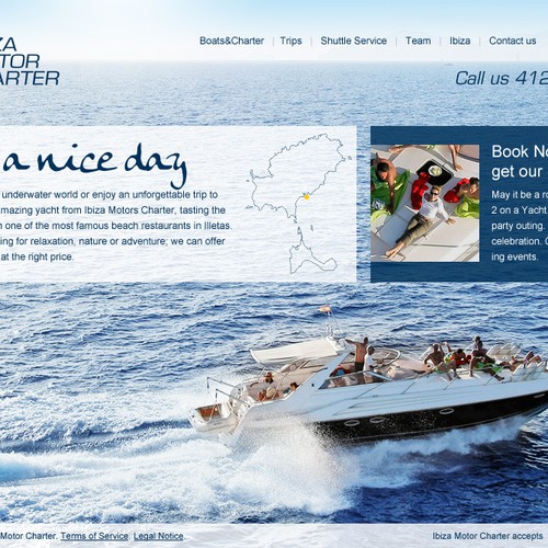 Ibiza Yacht Charter Website