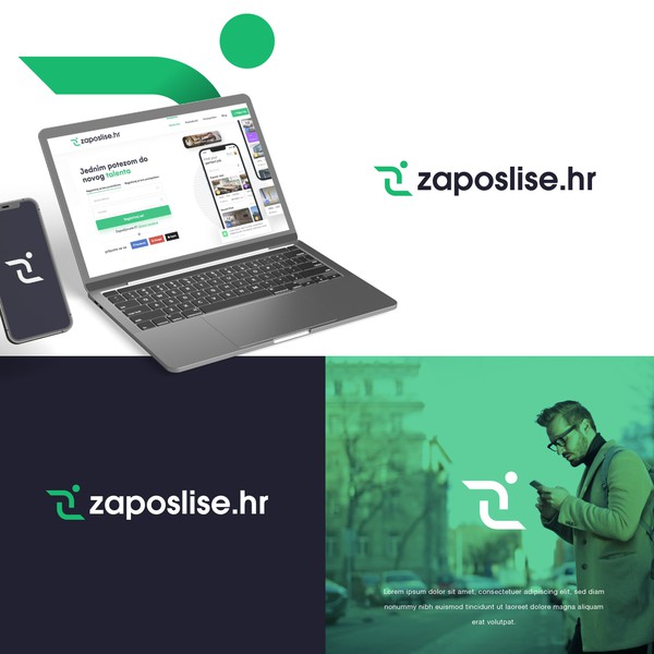Design by Uzma Graphic titled "Logo design for Zaposlise.hr"