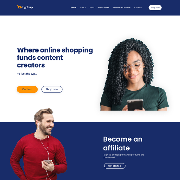 Corporate Homepage design